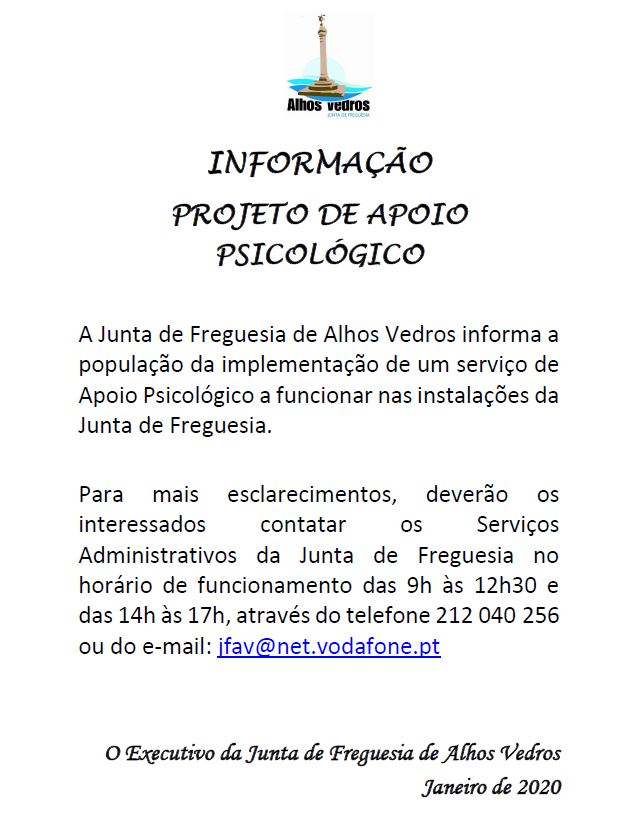 Projeto de Apoio Psicológico