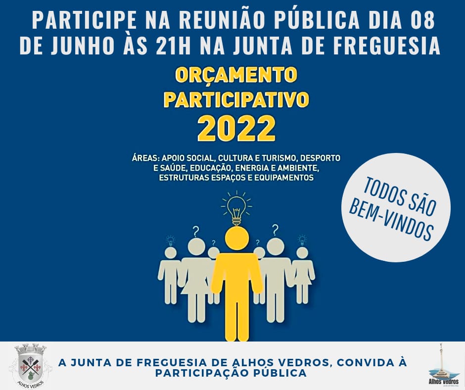 Reunião Pública Alhos Vedros Orçamento Participativo 2022